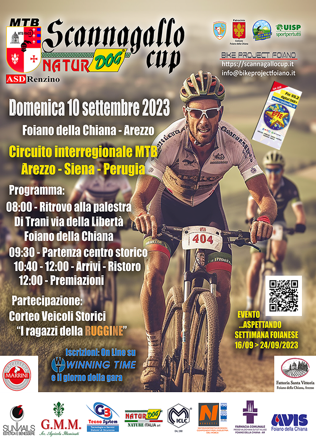 Locandina 2023 MTB Scannagallo CUP